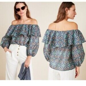 NEW! Sachin & Babi Musette Blouse Size L  - Anthropologie